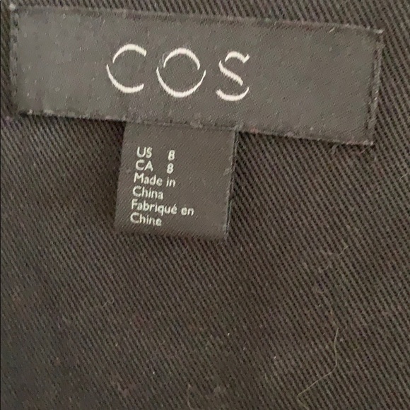 COS black button up dress - Picture 2 of 3